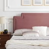 Liva Performance Velvet King Bed-MOD-6841 in Dusty Rose