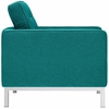 Loft Fabric Armchair in Teal