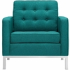 Loft Fabric Armchair in Teal