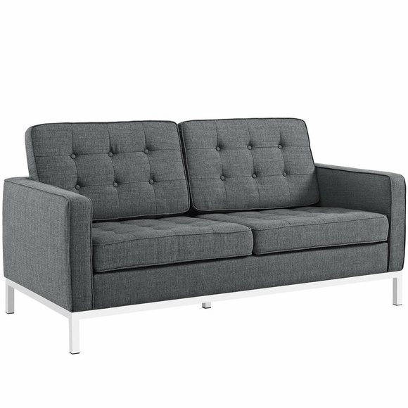 Loft Fabric Loveseat