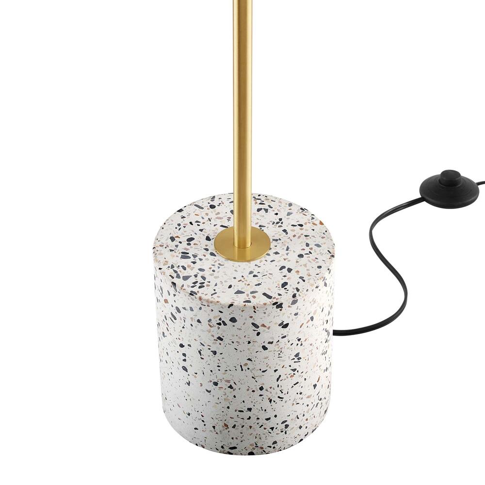 Logic Terrazzo Floor Lamp in White - Modern In Designs