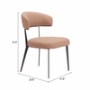 Loom Dining Chair Set of 2 in Tan