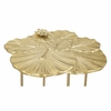 Lotus Side Table in Gold