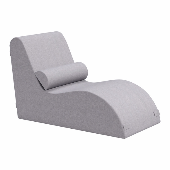 Luanda Lounge Chair in Gray