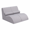 Luanda Lounge Chair in Gray