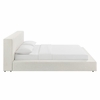 Luma Chenille Upholstered King Platform Bed Frame