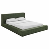 Luma Chenille Upholstered King Platform Bed Frame