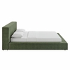 Luma Chenille Upholstered King Platform Bed Frame