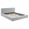 Luma Chenille Upholstered Queen Platform Bed Frame