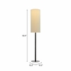 Lumaris Solar Floor Lamp in Black