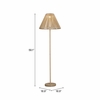 Lumika Solar Floor Lamp in Beige