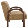 Lunet Faux Shearling Accent Armchair