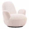 Lunet Swivel Chair in Ivory