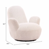 Lunet Swivel Chair in Ivory