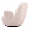 Lunet Swivel Chair in Ivory