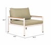 Lychee Armchair in Green