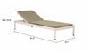 Lychee Chaise Lounge in Green