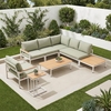 Lychee Modular Sectional in Green