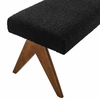 Lyra 47" Boucle Upholstered Bench