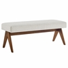 Lyra 47" Fabric Upholstered Bench
