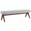Lyra 63" Fabric Upholstered Bench