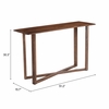 Macaria Console Table in Walnut