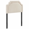 Magnolia Stain-Resistant Performance Velvet Twin Size Headboard