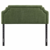 Magnolia Upholstered Fabric Queen Size Headboard