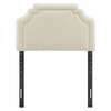 Magnolia Upholstered Fabric Twin Size Headboard