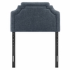 Magnolia Upholstered Fabric Twin Size Headboard