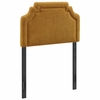 Magnolia Upholstered Fabric Twin Size Headboard
