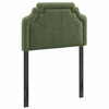 Magnolia Upholstered Fabric Twin Size Headboard