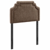Magnolia Upholstered Fabric Twin Size Headboard