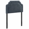 Magnolia Upholstered Fabric Twin Size Headboard