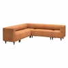 Malben Corner Chair in Brown