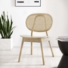Malina Wood Dining Side Chair in Gray