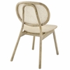 Malina Wood Dining Side Chair Set of 2 in Gray