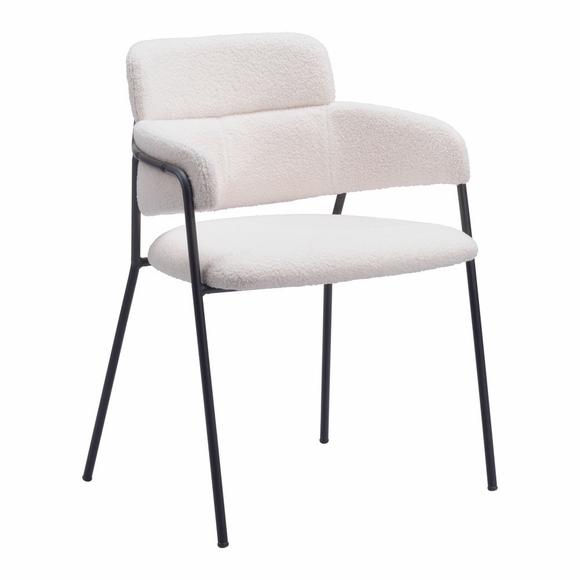 Marcel Dining Chair Set of 2 in Cream
