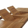 Marina 11 Piece Outdoor Patio Teak Outdoor Dining Set in Natural MID-3284