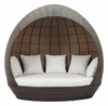 Marisol Beach Daybed in Brown & Beige