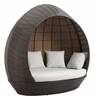 Marisol Beach Daybed in Brown & Beige