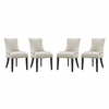 Marquis Dining Chair Fabric Set of 4