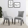 Marquis Dining Side Chair Fabric Set of 2
