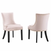 Marquis Performance Velvet Dining Chairs Set of 2