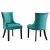 Marquis Performance Velvet Dining Chairs Set of 2