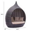 Martinique Beach Daybed in Brown & Beige
