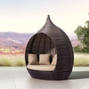 Martinique Beach Daybed in Brown & Beige