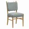 Mauden Striped Dining Side Chairs Set of 2