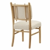 Mauden Striped Dining Side Chairs Set of 2