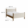 Maven Full Size Fabric Upholstered Platform Bed